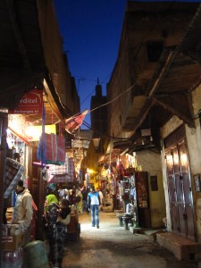 Solo in Morocco - A street in Fez